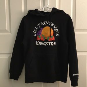 Stussy Black Graphic Hoodie